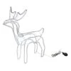 Profiline LED-Dekoleuchte "Reindeer" In Warmweiß - (B)57 X (H)62 X (T)28 Cm