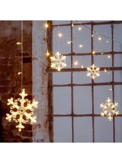 Profiline LED-Lichterkette "Snowflake" In Warmweiß - (L)210 Cm