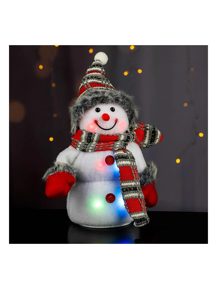 Profiline LED-Schneemann In Bunt - (H)20 Cm