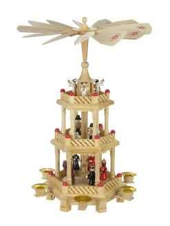 Profiline Weihnachtspyramide In Natur - (H)42 X Ø 25,5 Cm