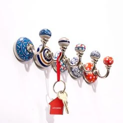 PureDay Deko-Haken-Set, 5-tlg. Harmony, Bunt