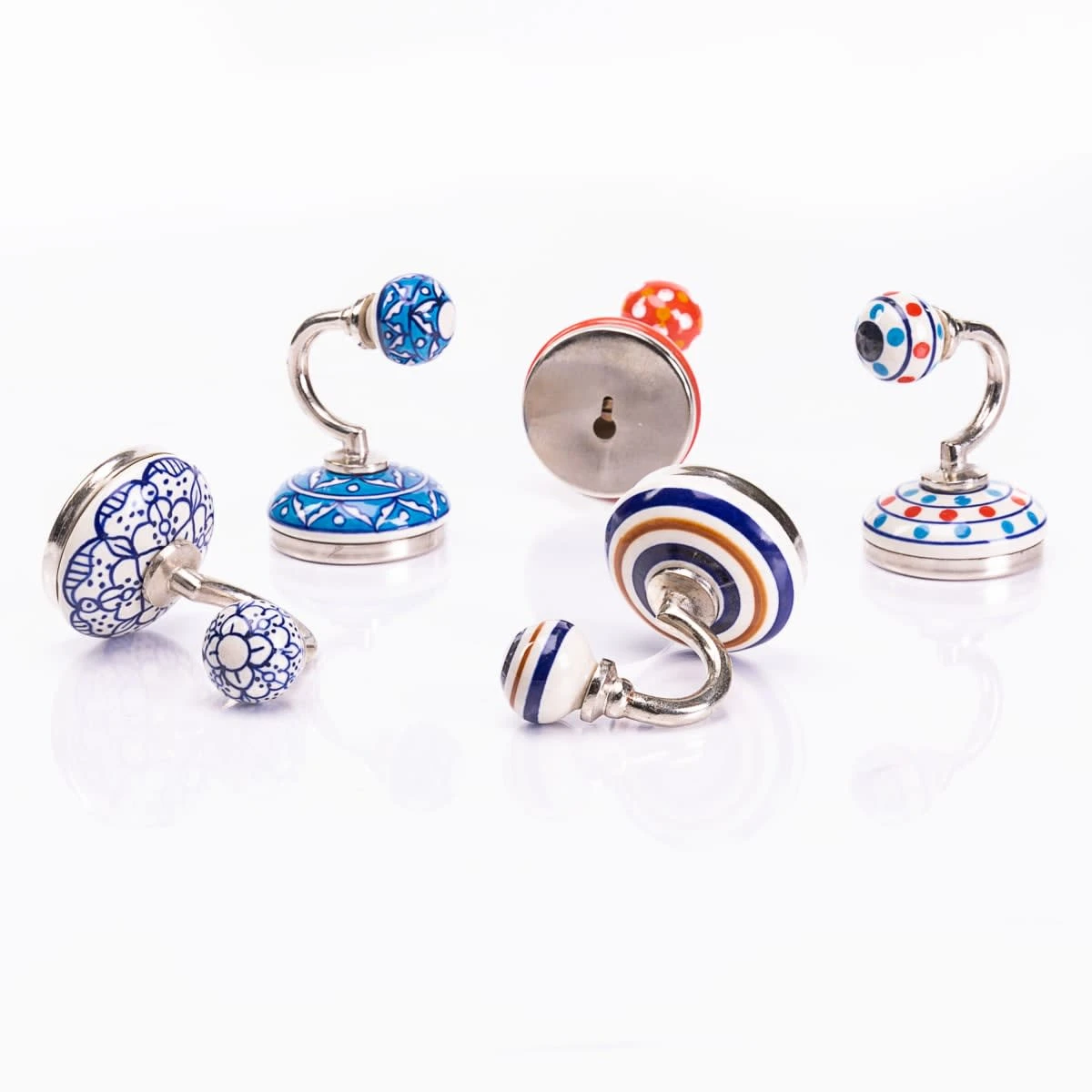 PureDay Deko-Haken-Set, 5-tlg. Harmony, Bunt – Bild 4