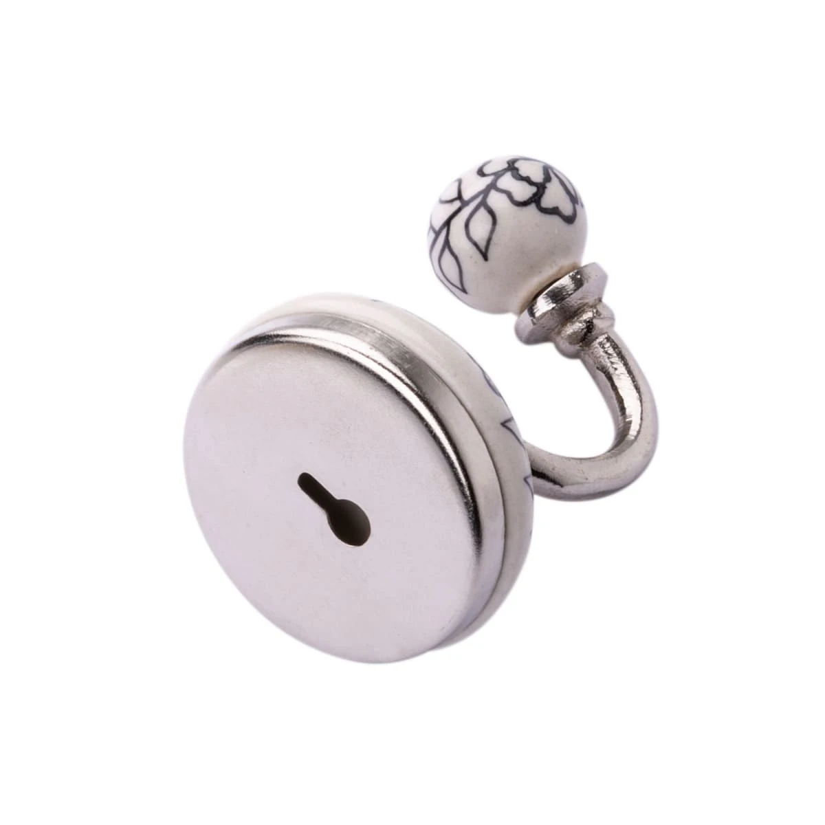 PureDay Deko-Haken-Set, 5-tlg. Landhaus, Schwarz/Weiß – Bild 6