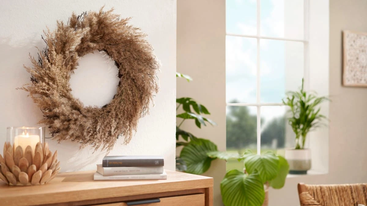 PureDay Deko-Kranz Ähren, Natur – Bild 2