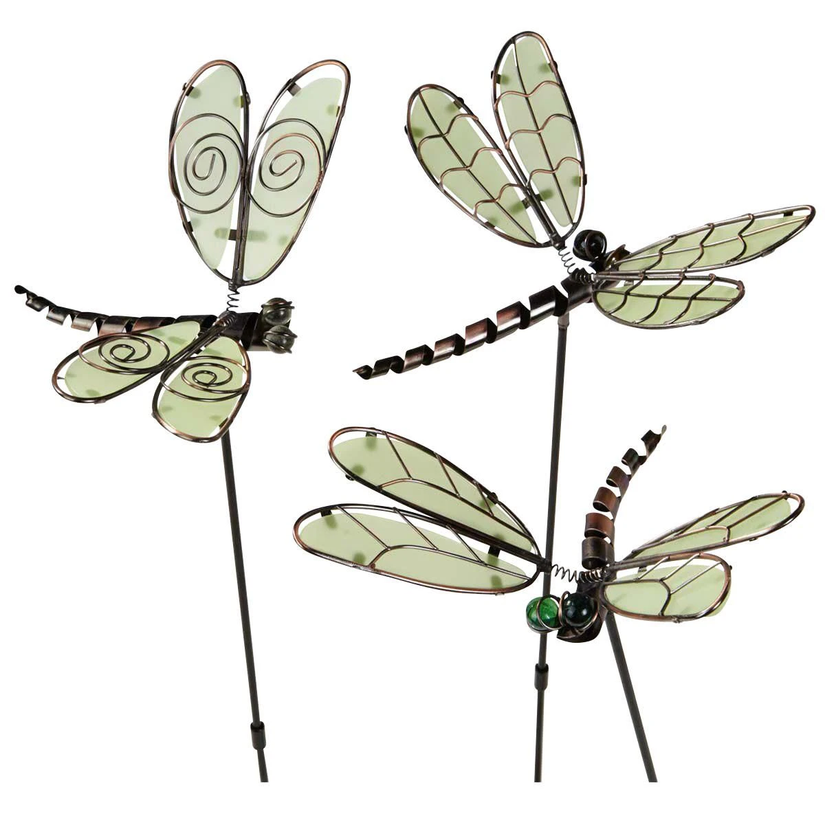 PureDay Gartenstecker-Set, 3-tlg. Libellen – Bild 2