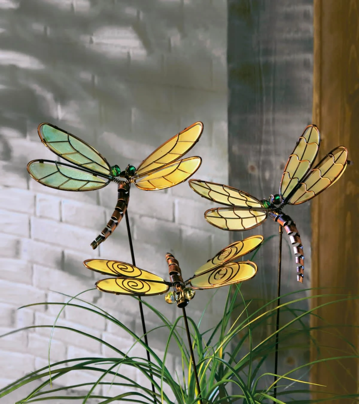 PureDay Gartenstecker-Set, 3-tlg. Libellen – Bild 4