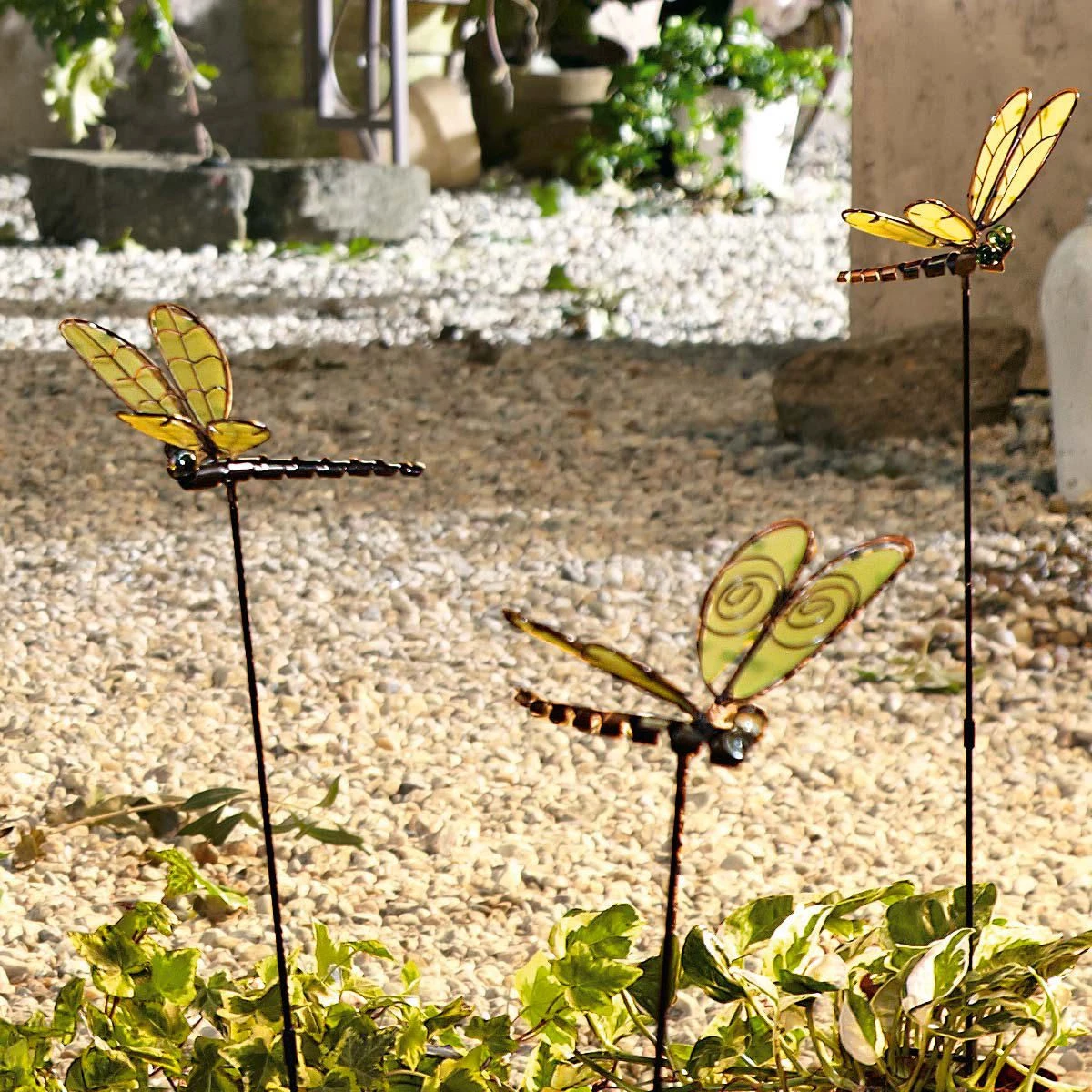 PureDay Gartenstecker-Set, 3-tlg. Libellen – Bild 7