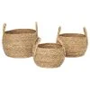 PureDay Korb-Set, 3-tlg. Murcia, Natur