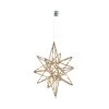PureDay LED-Deko-Objekt Stern Galaxy, Goldfarben