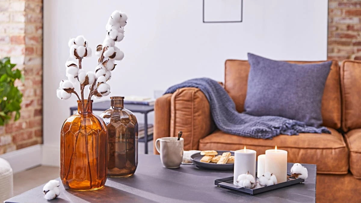 PureDay Vasen-Set, 2-tlg. Annika, Braun/Bronze – Bild 2