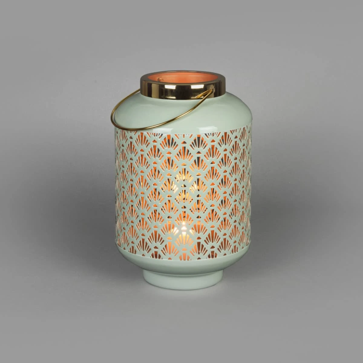 PureDay Windlicht Jerez, Salbei – Bild 2