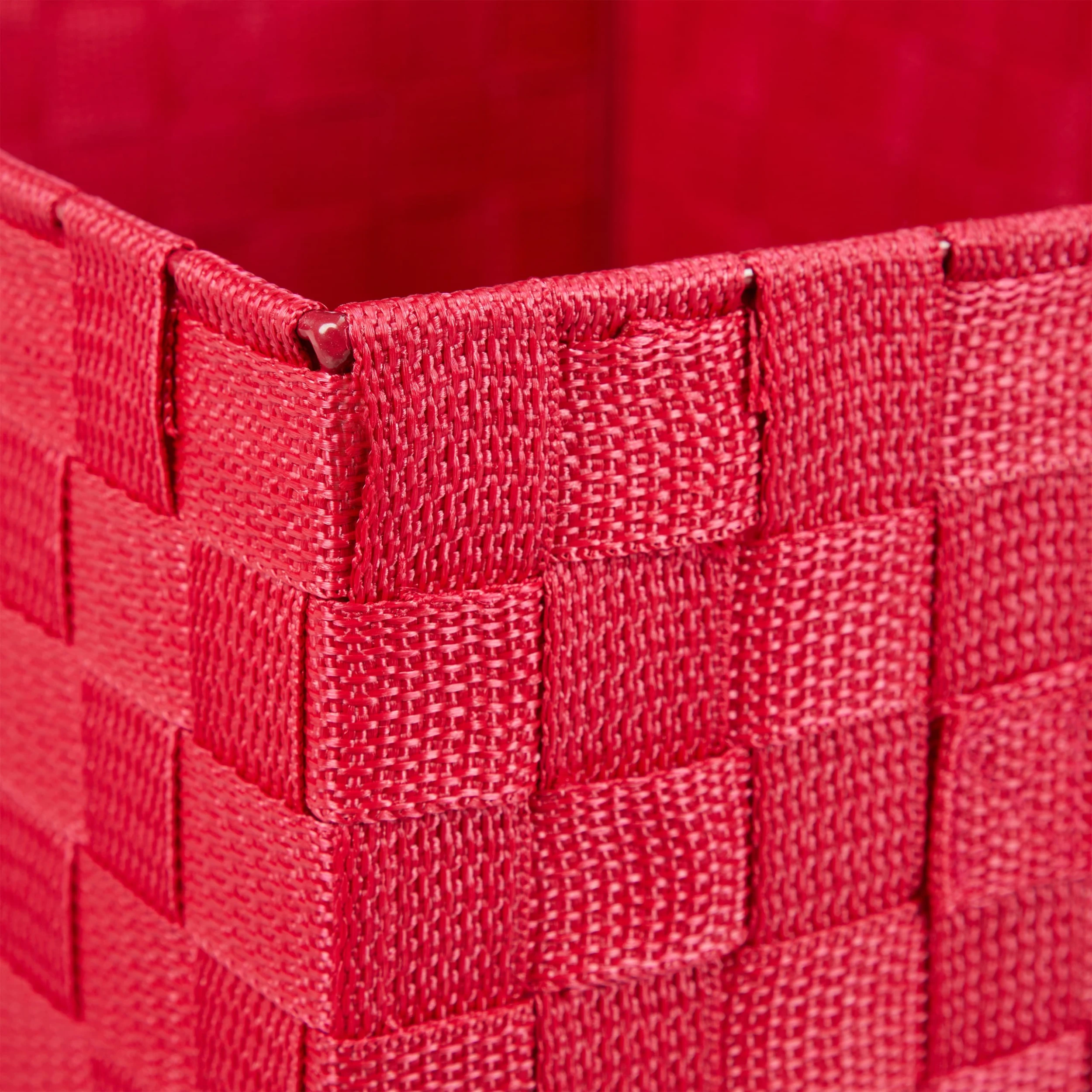 Relaxdays 1 X Aufbewahrungskorb In Bordeaux - (B)40 X (H)26 X (T)30 Cm – Bild 7