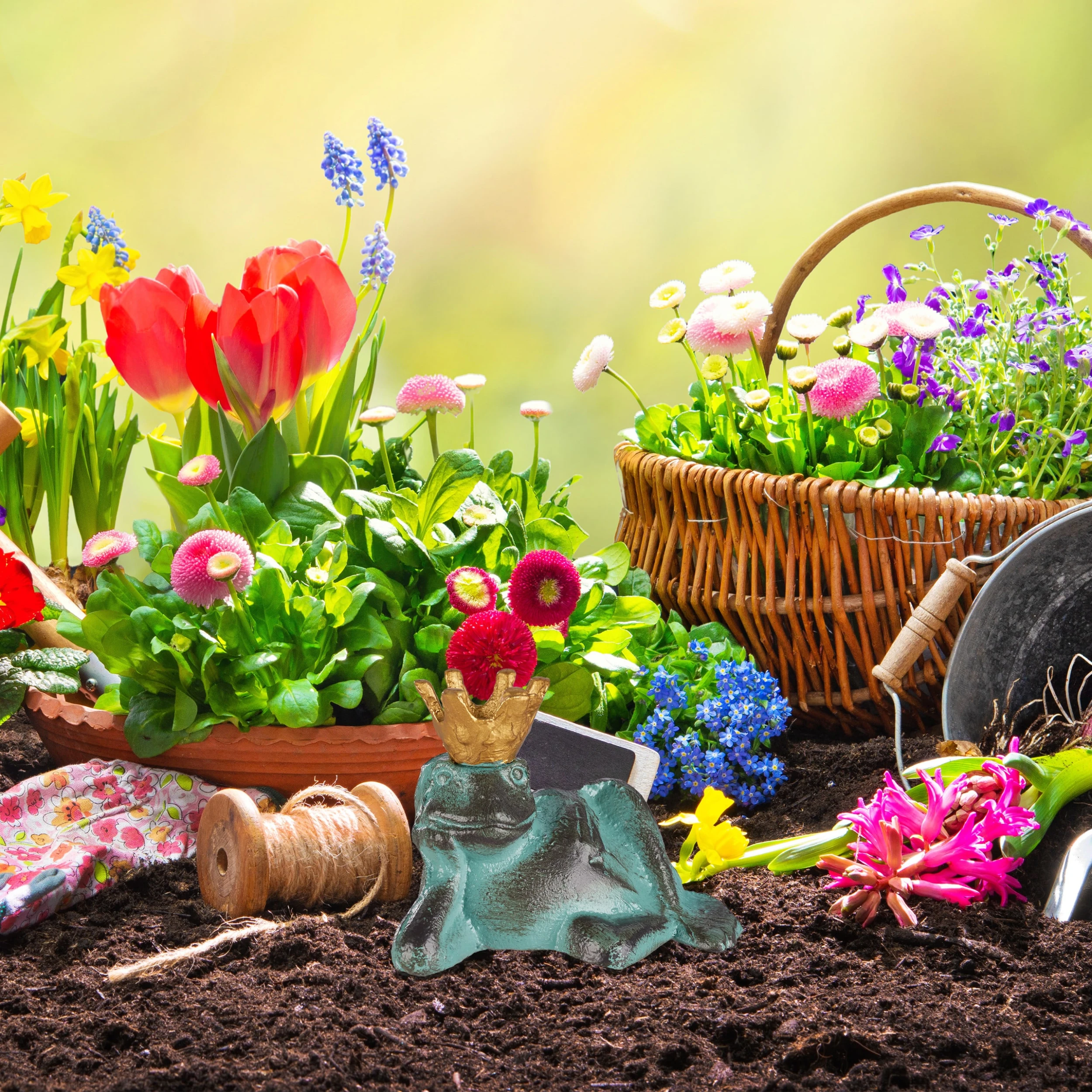 Relaxdays 1 X Gartenfigur Froschkönig In Grün - Größe L – Bild 3