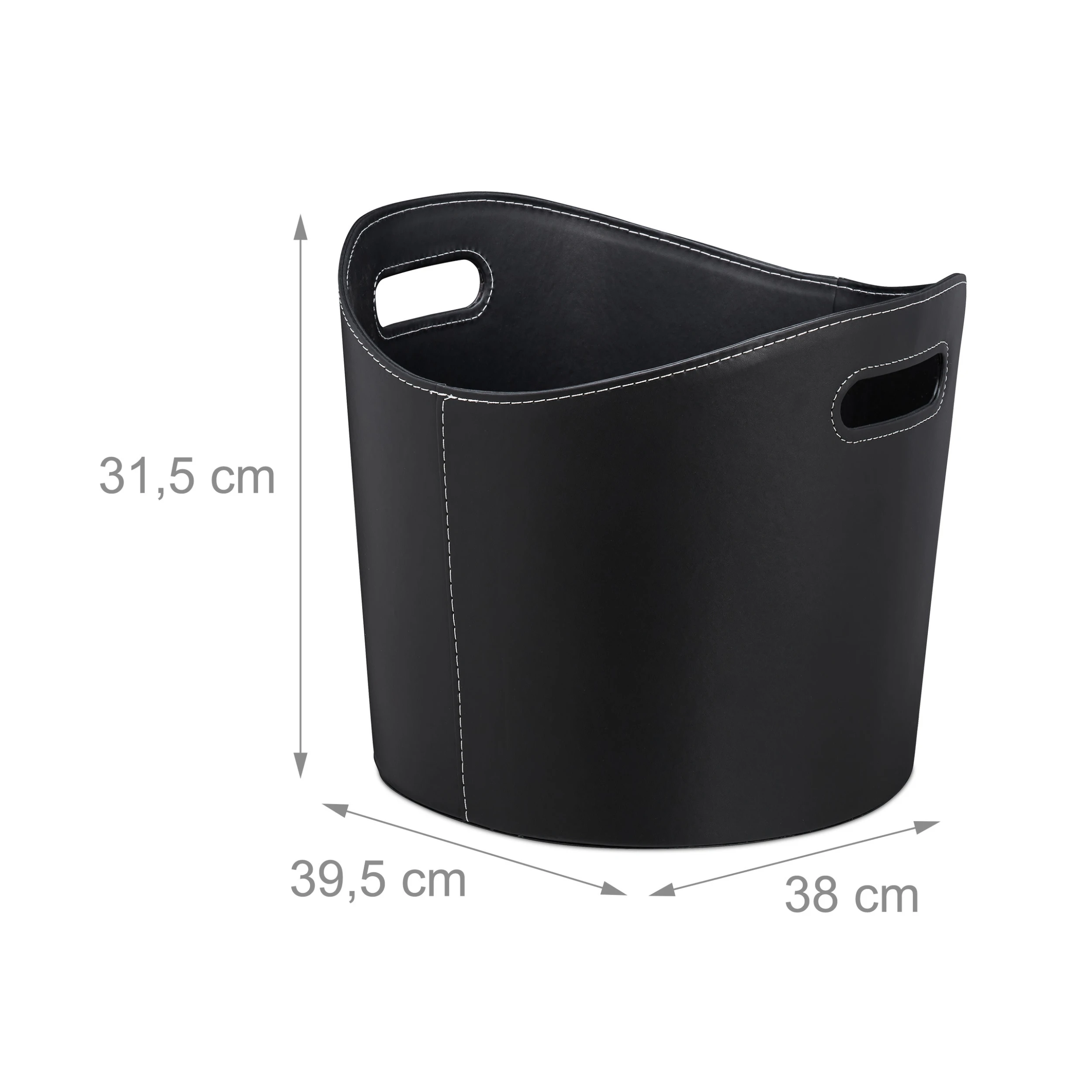 Relaxdays 1 X Kaminholzkorb – Bild 4