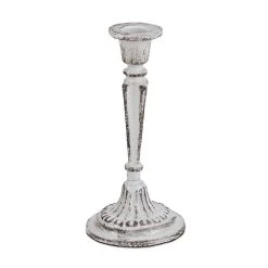 Relaxdays 1 X Kerzenständer In Weiß