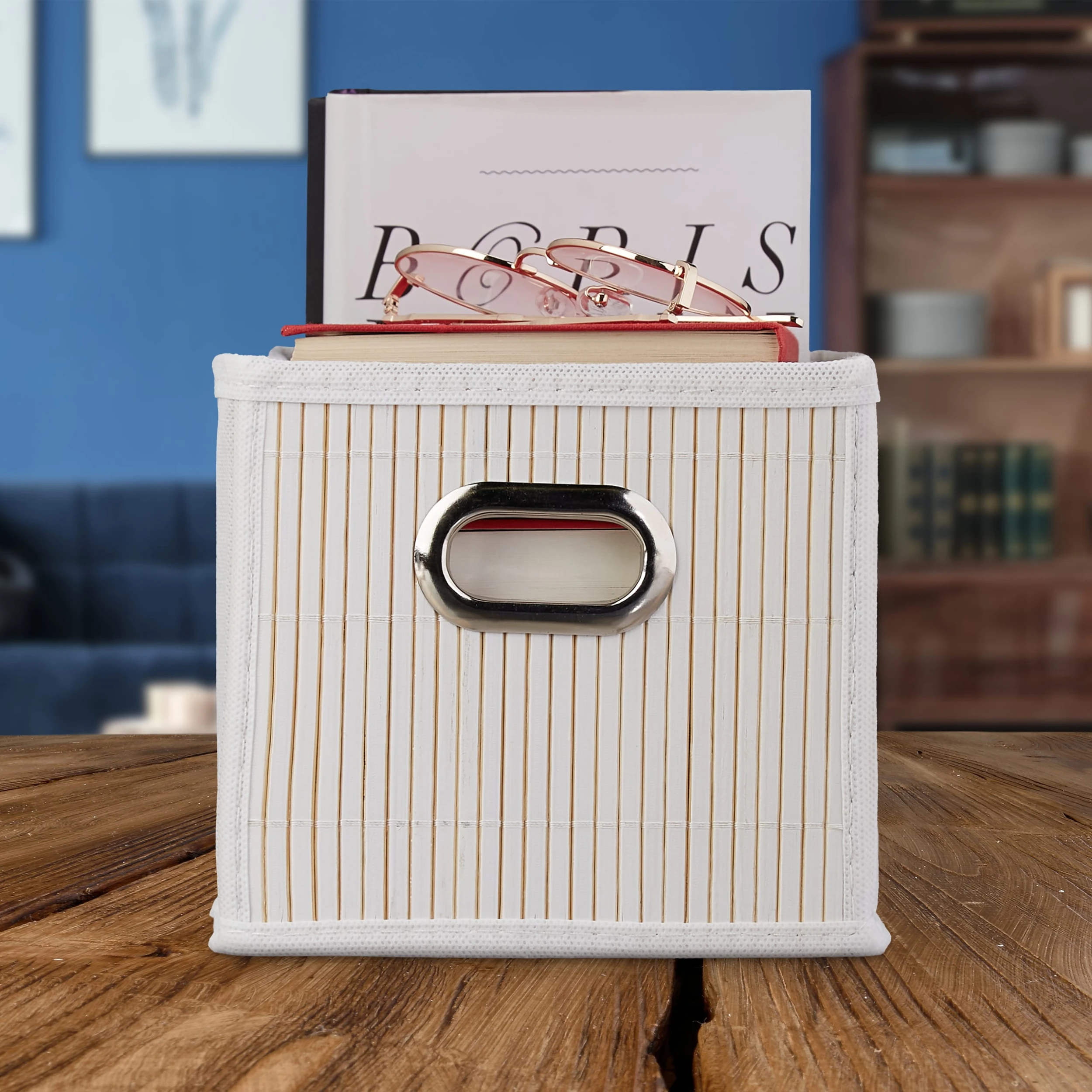 Relaxdays 10 X Aufbewahrungskorb In Natur - (B)15 X (H)14 X (T)31 Cm – Bild 5