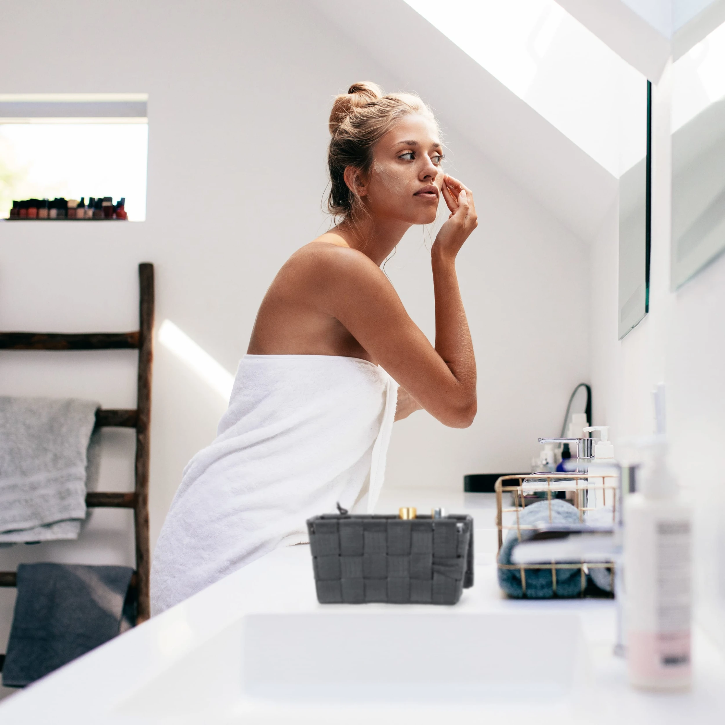 Relaxdays 10 X Aufbewahrungskorb In Weiß - (B)19,5x (H)10,5 X (T)14,5 Cm – Bild 3