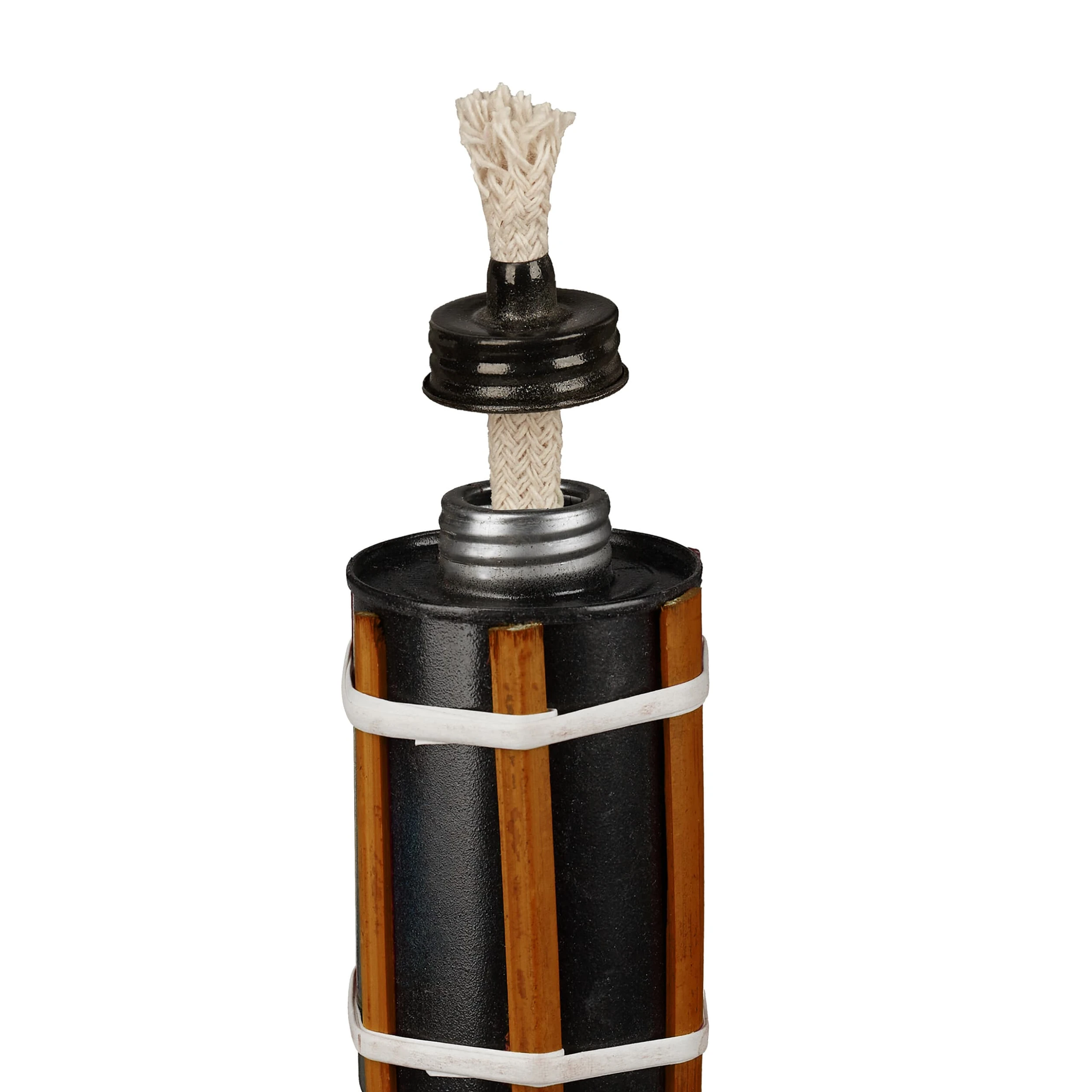 Relaxdays 10 X Gartenfackel In Orange – Bild 4