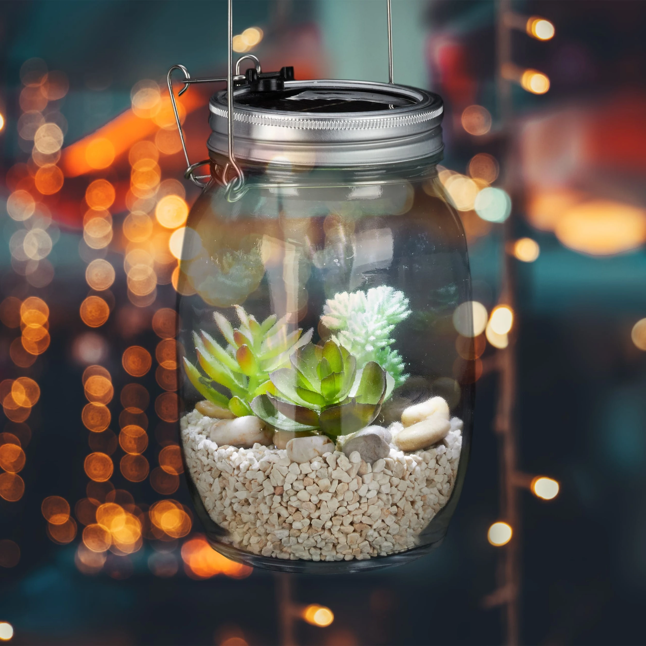 Relaxdays 10x Solarlampe In Transparent – Bild 2