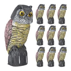 Relaxdays 10x Vogelschreck "Eule" In Mehrfarbig