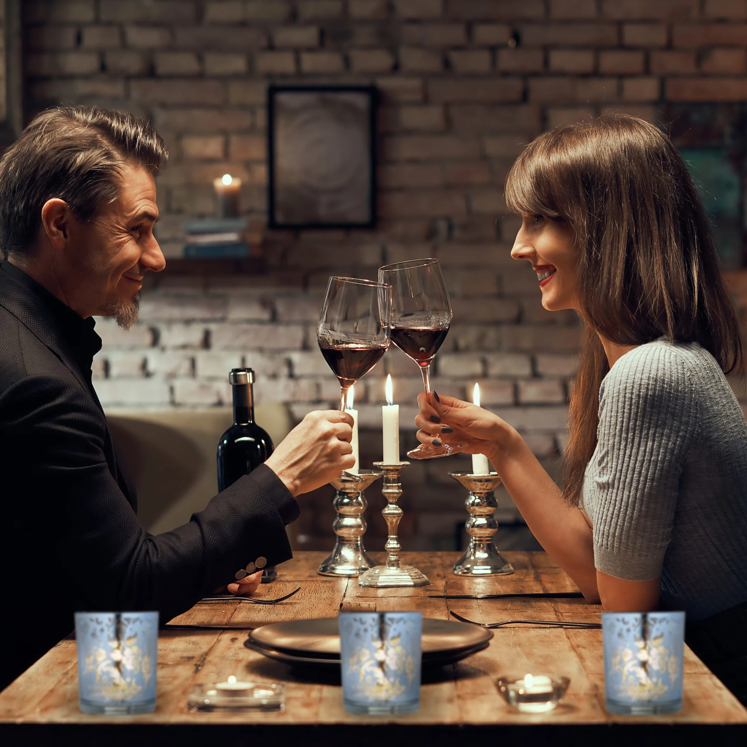 Relaxdays 12 X Teelichtgläser In Silber – Bild 3