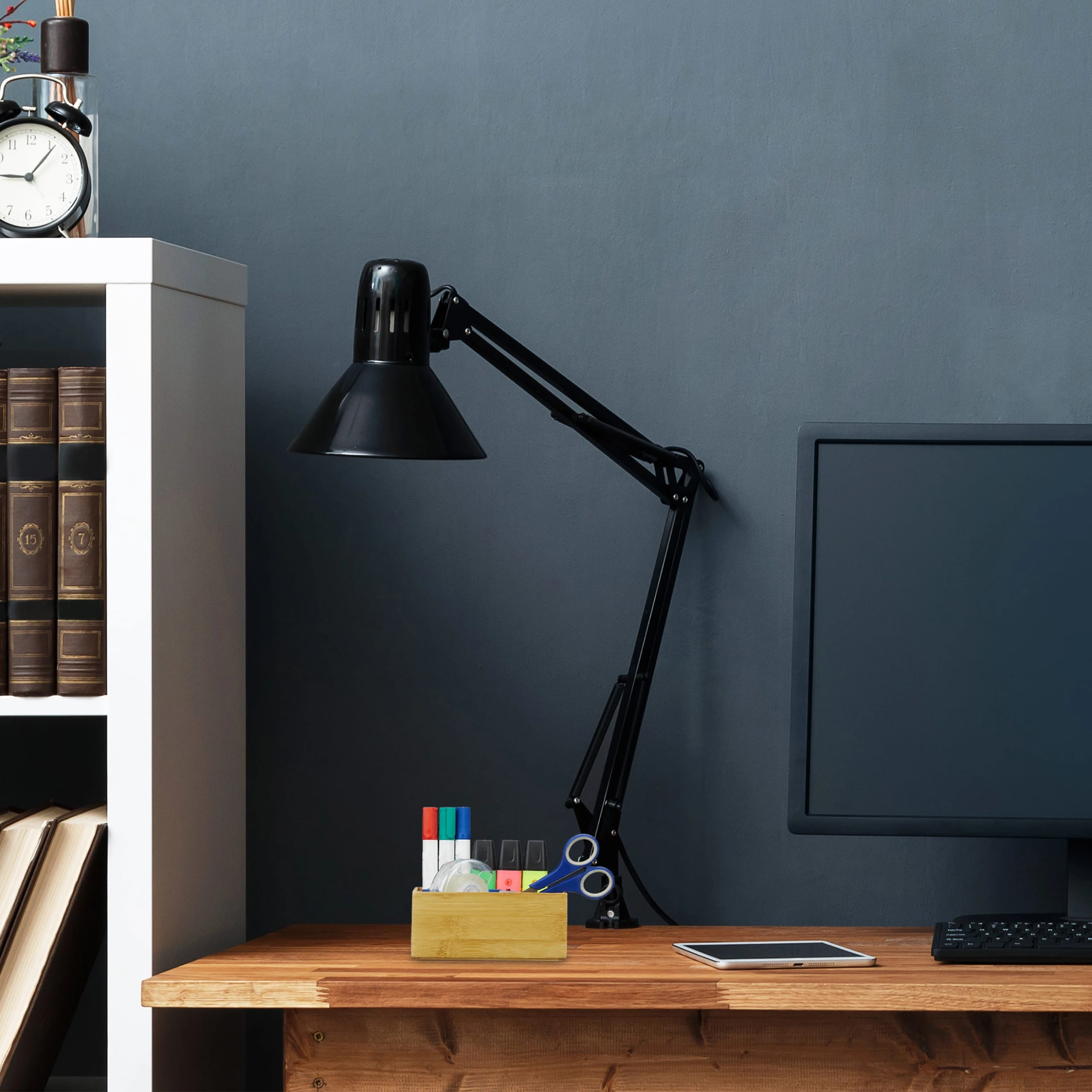 Relaxdays 1x Bambus-Ordnungsbox In Natur - (B)23 X (H)5 X (T)7,5 Cm – Bild 3