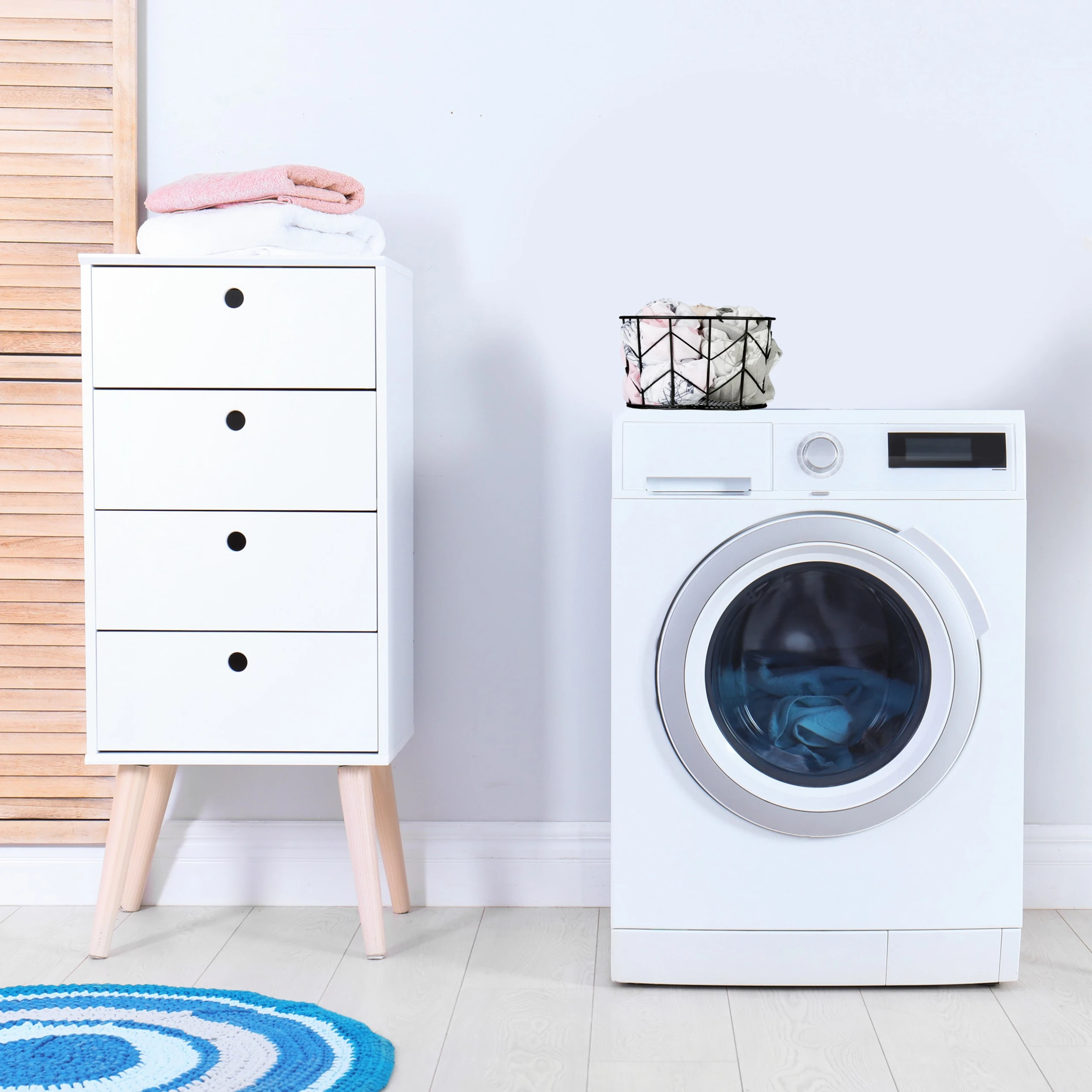 Relaxdays 1x Drahtkorb In Schwarz – Bild 3