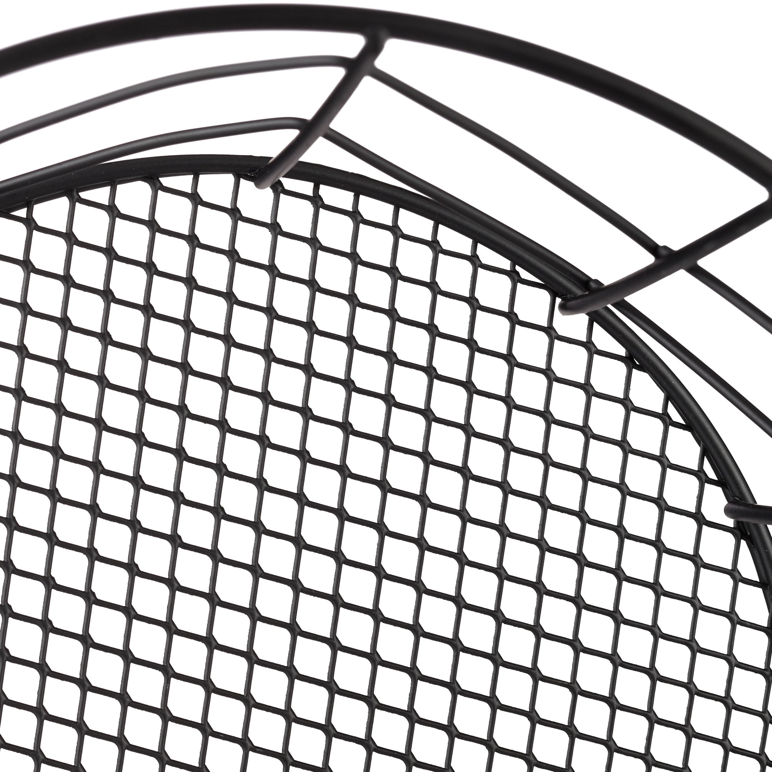 Relaxdays 1x Drahtkorb In Schwarz – Bild 6