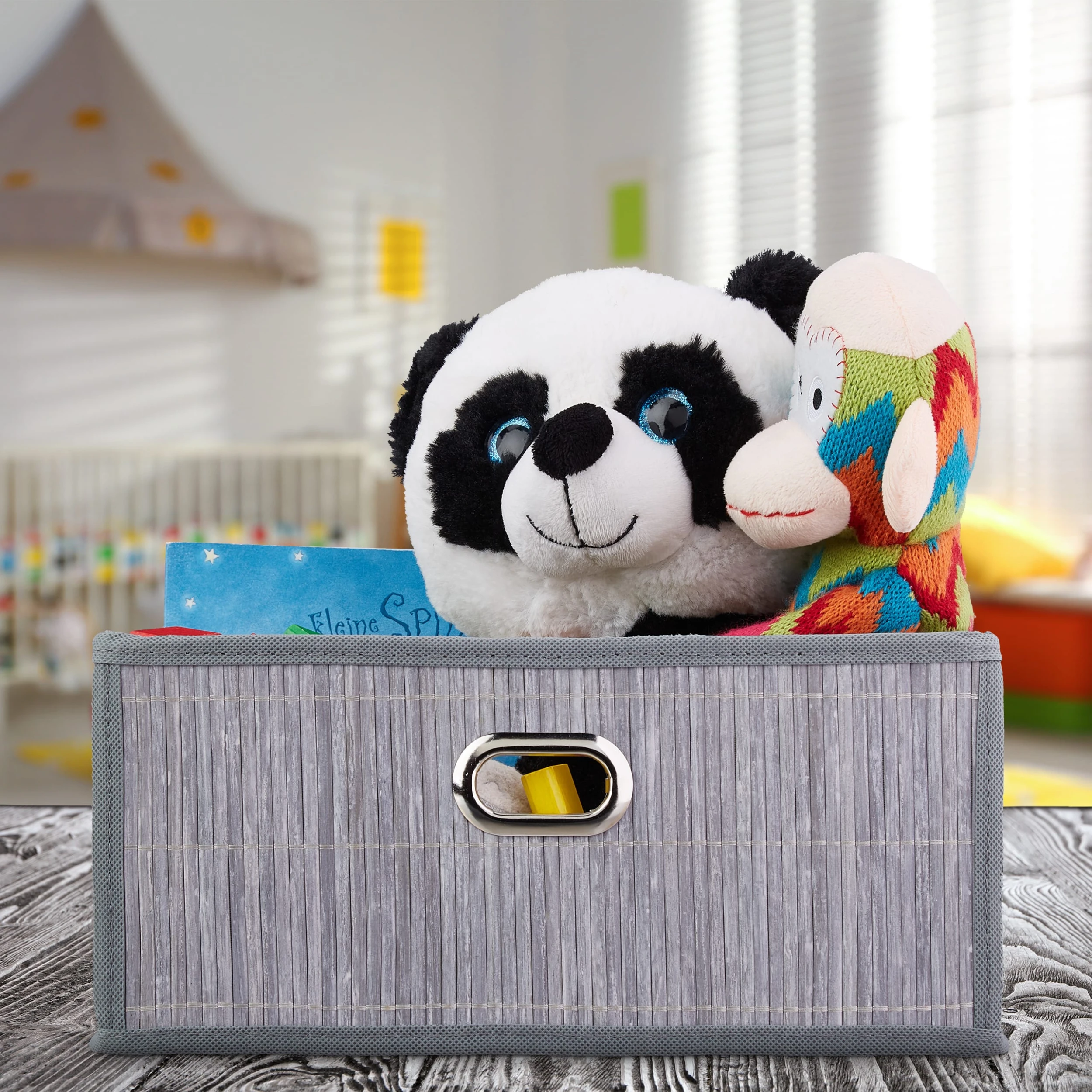 Relaxdays 2 X Aufbewahrungskorb In Weiß - (B)31 X (H)14 X (T)31 Cm – Bild 5