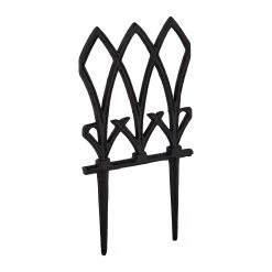 Relaxdays 2 X Beetzaun In Schwarz - (B)17,5 X (H)33,5 Cm