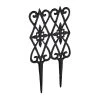 Relaxdays 2 X Beetzaun In Schwarz - (B)17,5 X (H)36 Cm