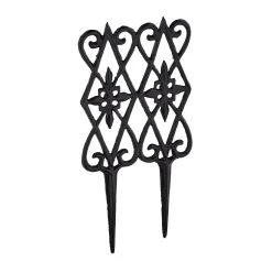 Relaxdays 2 X Beetzaun In Schwarz - (B)17,5 X (H)36 Cm