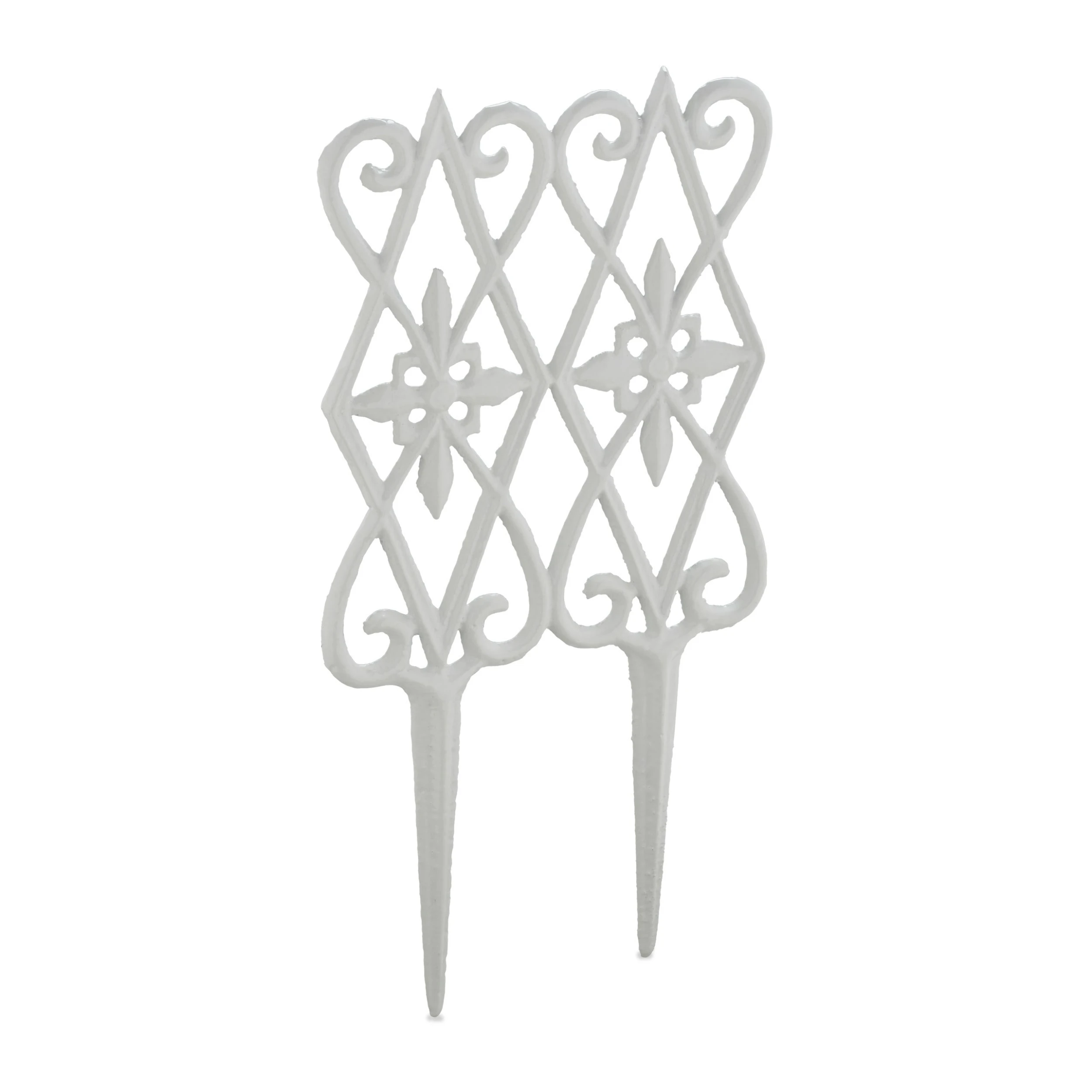 Relaxdays 2 X Beetzaun In Weiß - (B)17,5 X (H)36 Cm