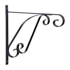 Relaxdays 2 X Blumenampel Halterung In Schwarz