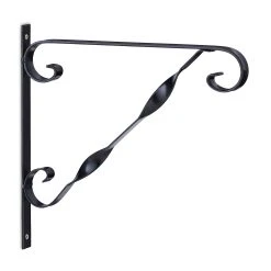 Relaxdays 2 X Blumenampel-Halterung In Schwarz