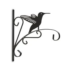 Relaxdays 2 X Blumenampelhalterung "Vogel" In Schwarz