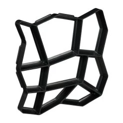 Relaxdays 2 X Pflasterform 9 Kammern In Schwarz - (B)42 X (T)42 Cm