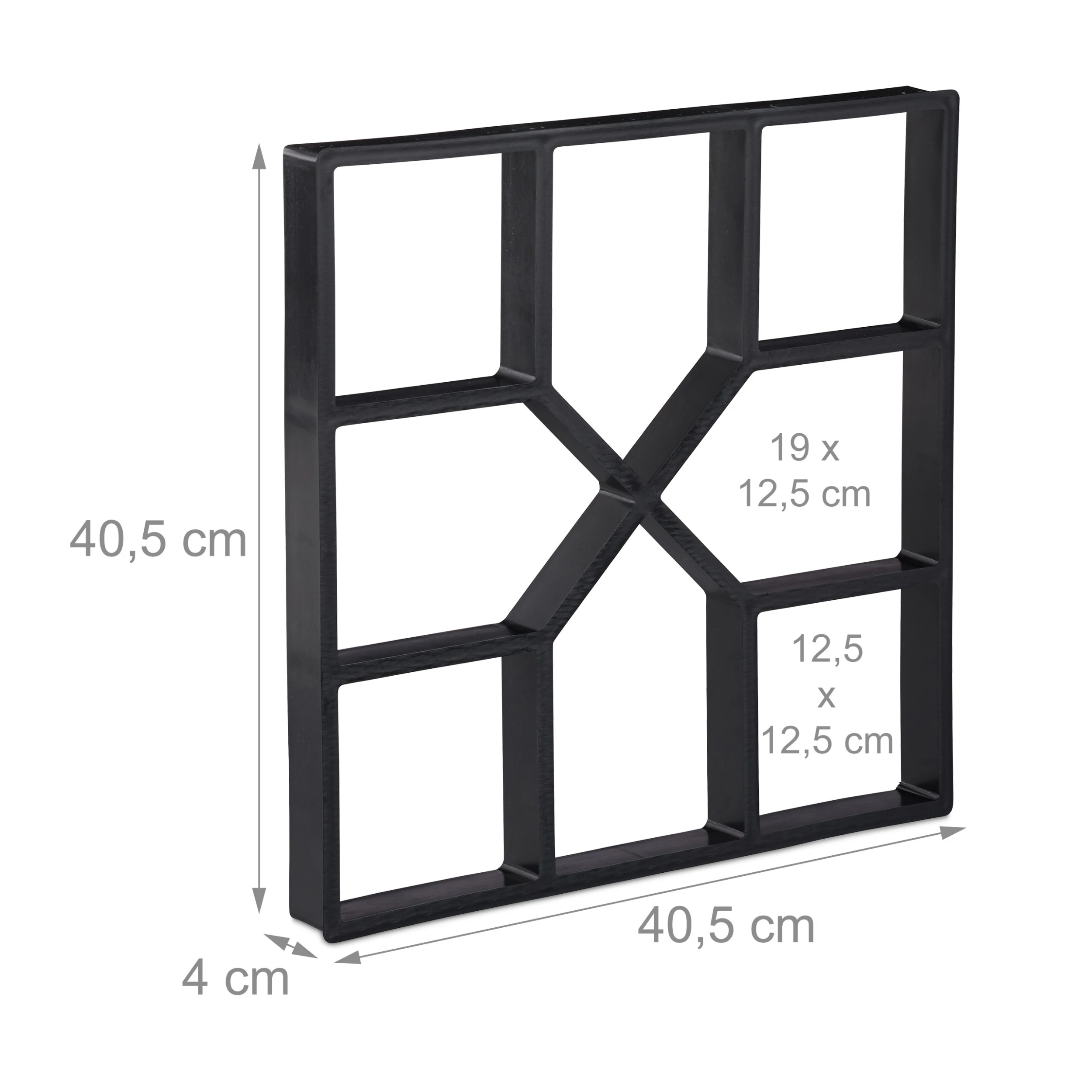 Relaxdays 2 X Pflasterform In Schwarz – Bild 4