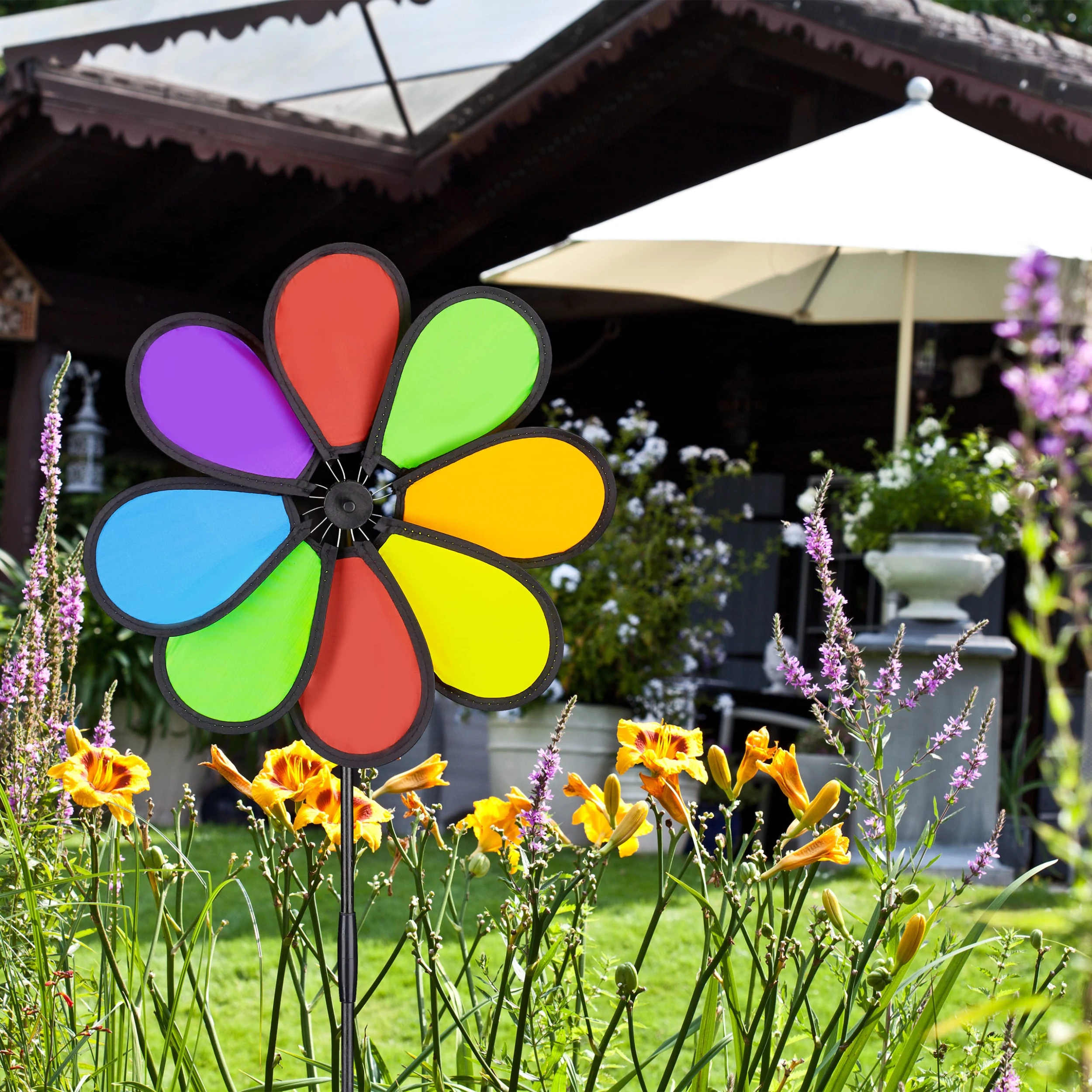 Relaxdays 2 X Windrad In Bunt - (B)31 X (H)72 X (T)6,5 – Bild 5