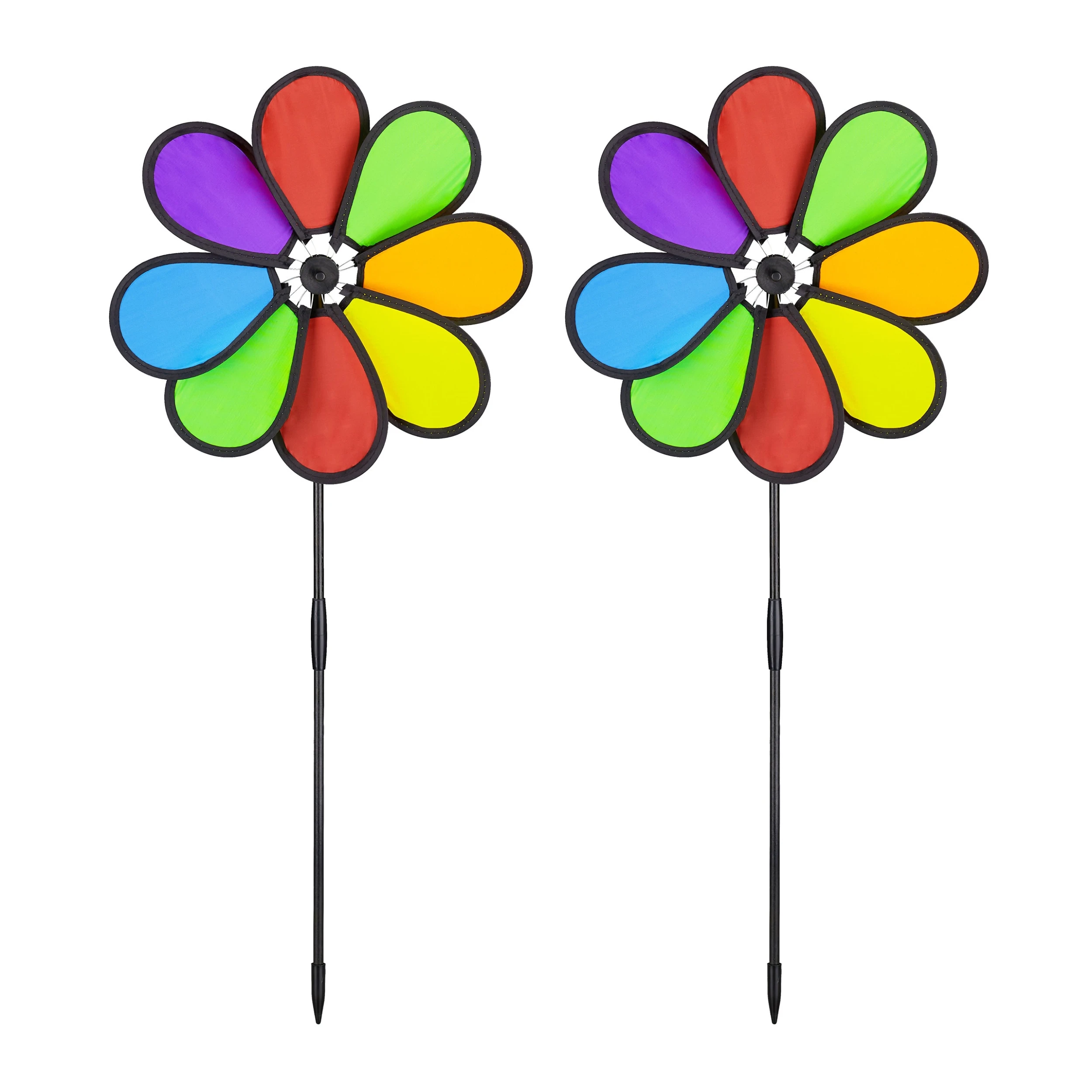 Relaxdays 2 X Windrad In Bunt - (B)31 X (H)72 X (T)6,5 – Bild 8