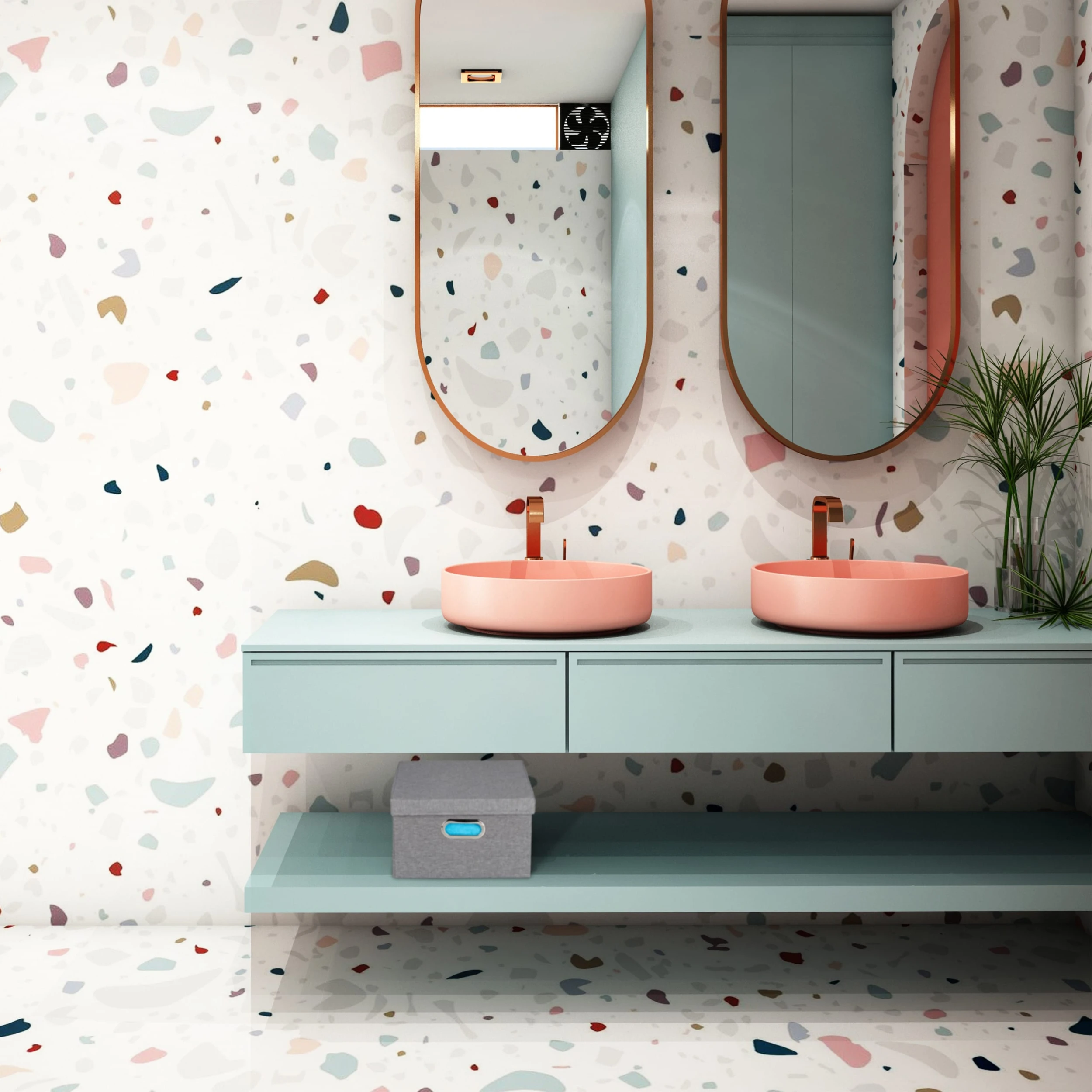 Relaxdays 2x Aufbewahrungsbox In Grau - (B)34,5 X (H)20,5 X (T)42 Cm – Bild 5