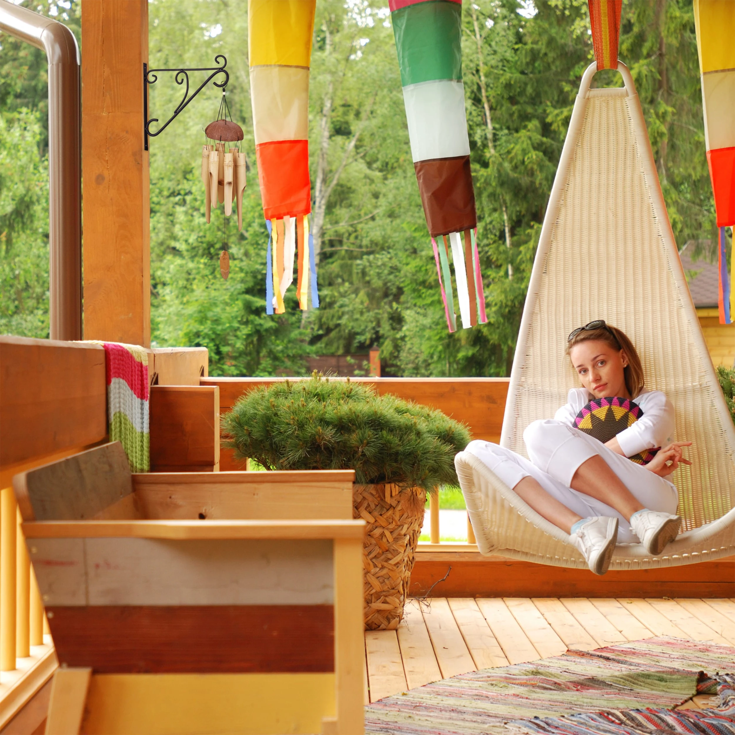 Relaxdays 2x Blumenampel Halterung In Schwarz – Bild 3