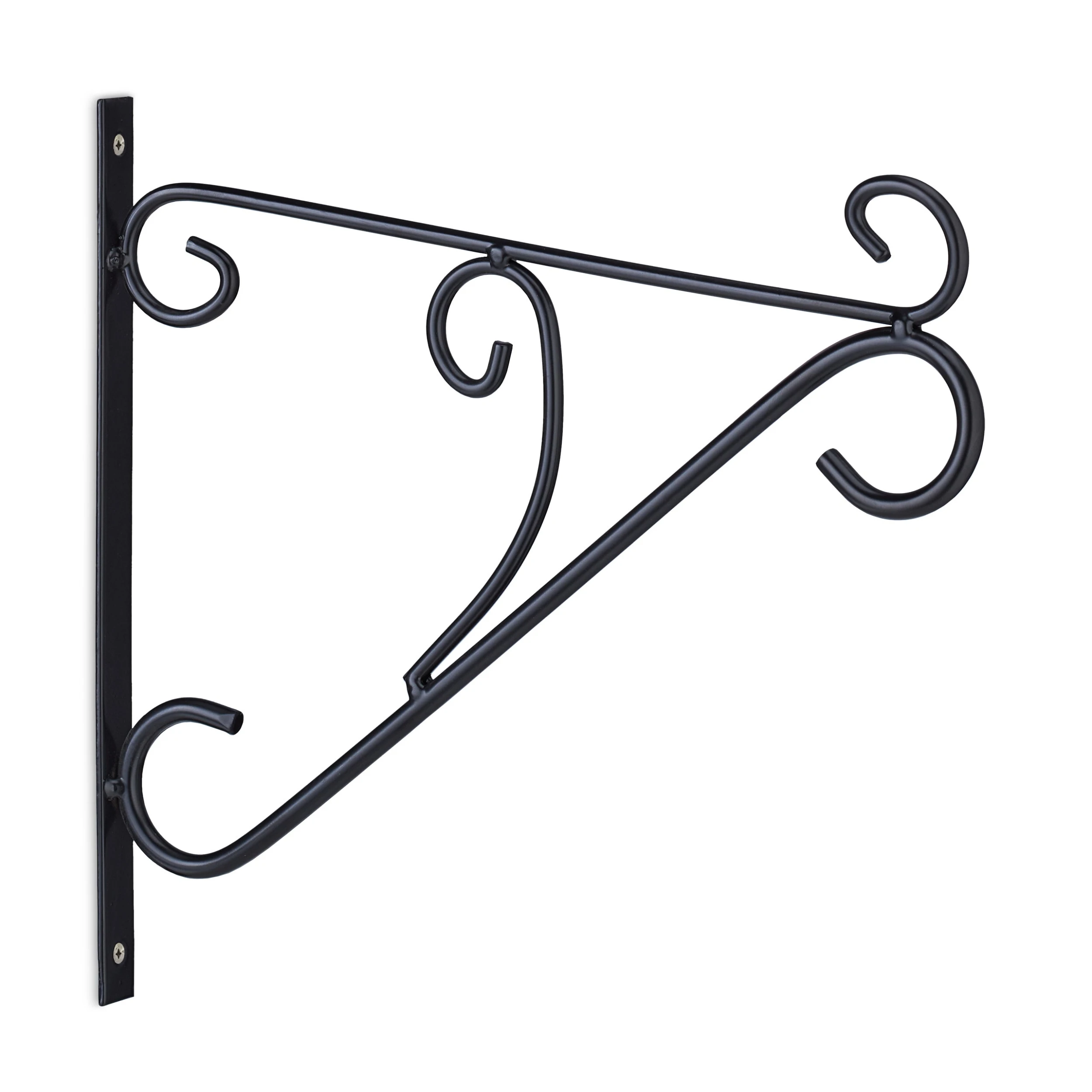 Relaxdays 2x Blumenampel Halterung In Schwarz