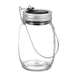 Relaxdays 2x Solarlampe In Transparent