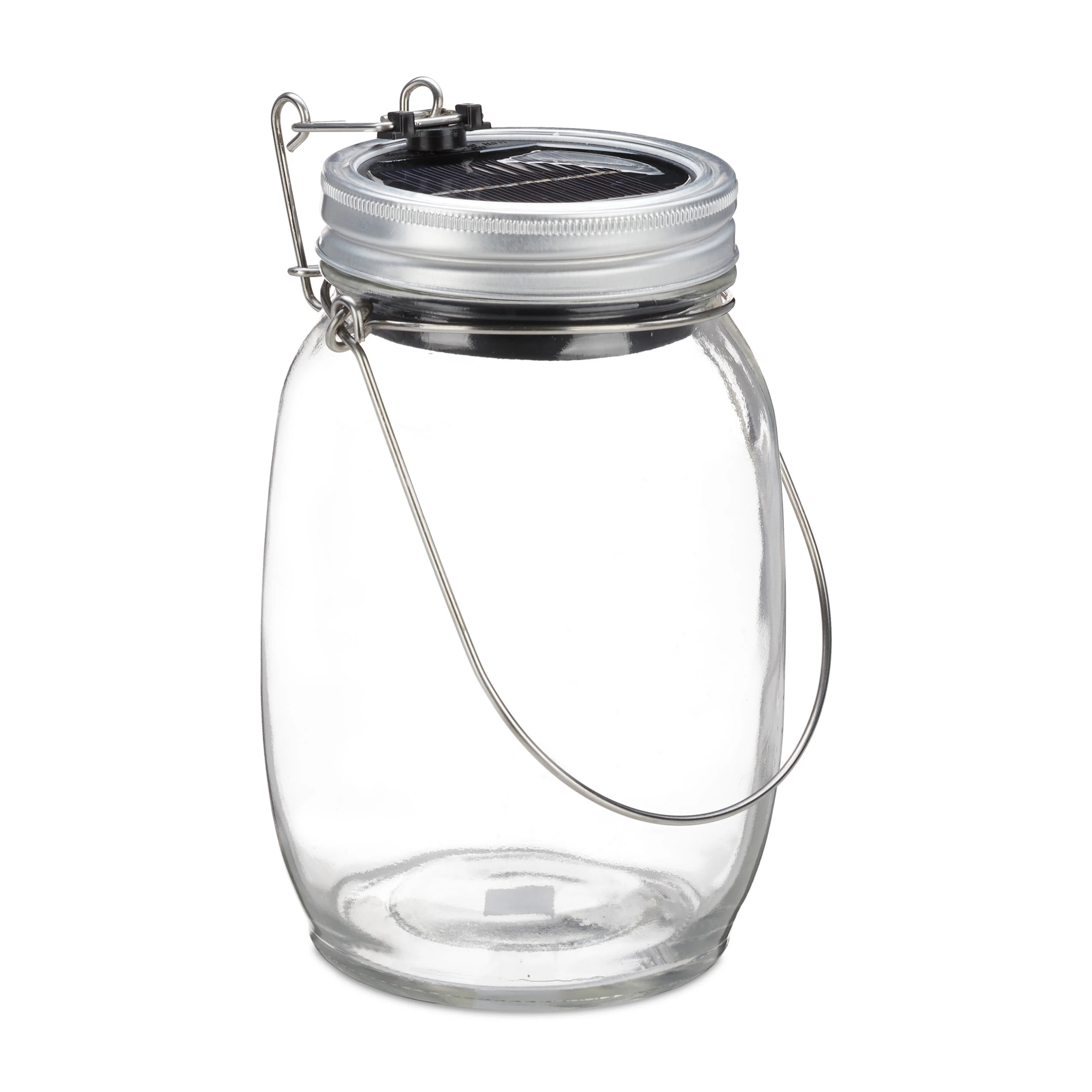 Relaxdays 2x Solarlampe In Transparent