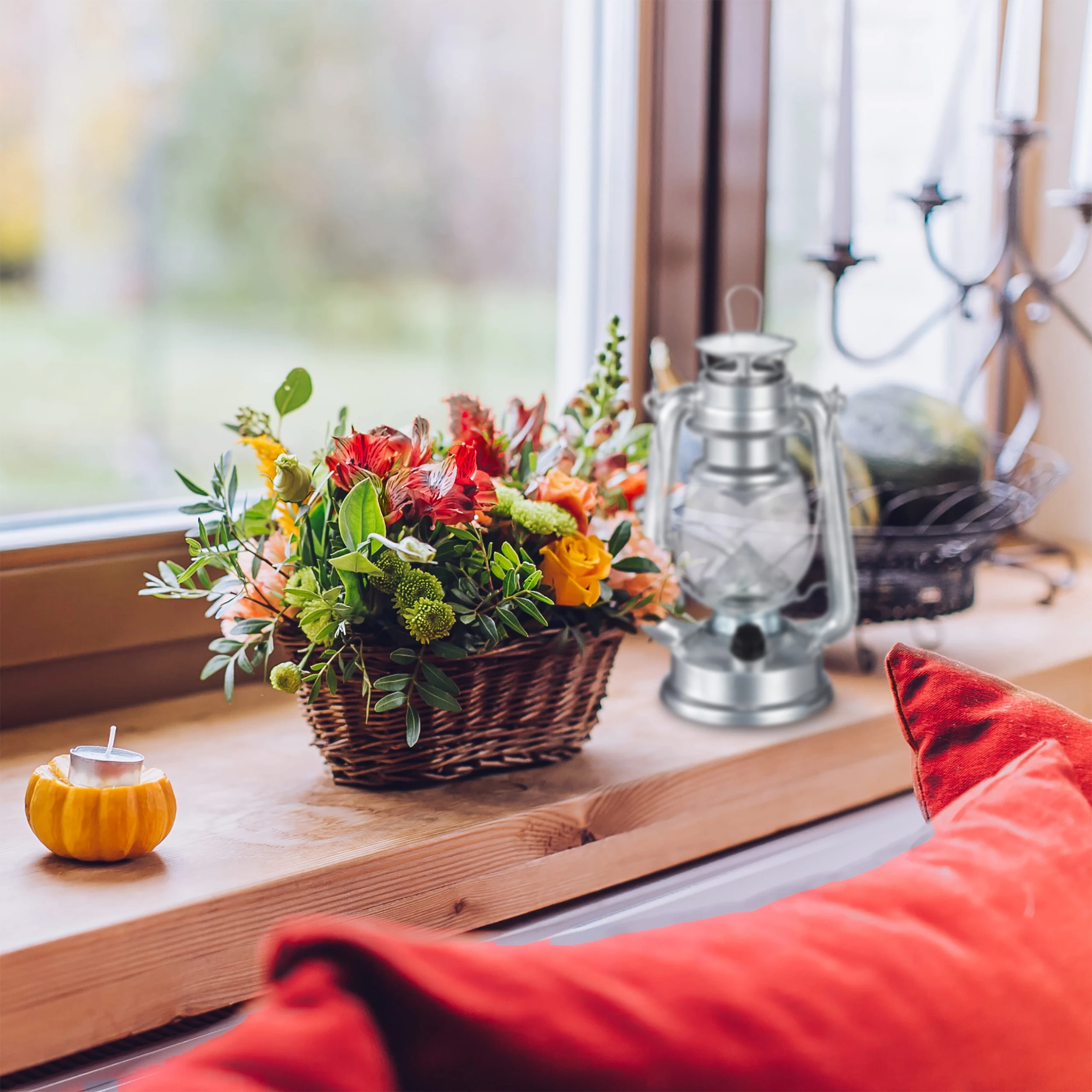 Relaxdays 2x Sturmlaterne LED In Silber – Bild 3