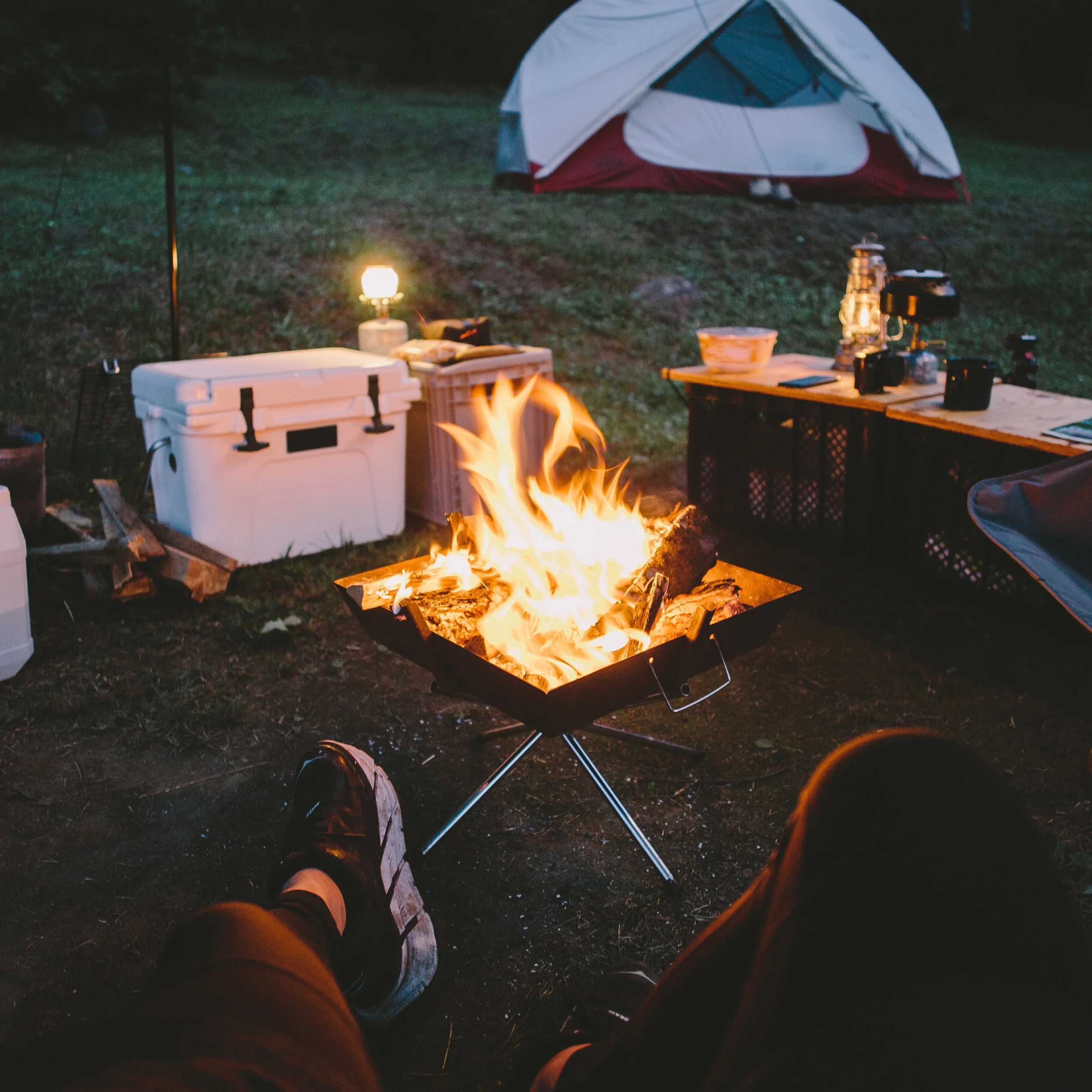 Relaxdays 2x Sturmlaterne LED In Silber – Bild 5