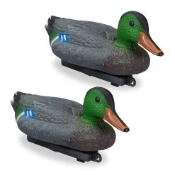 Relaxdays 2x Teichente In Mehrfarbig