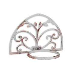 Relaxdays 3 X Blumenhalter In Weiß - Ø 14,5 Cm