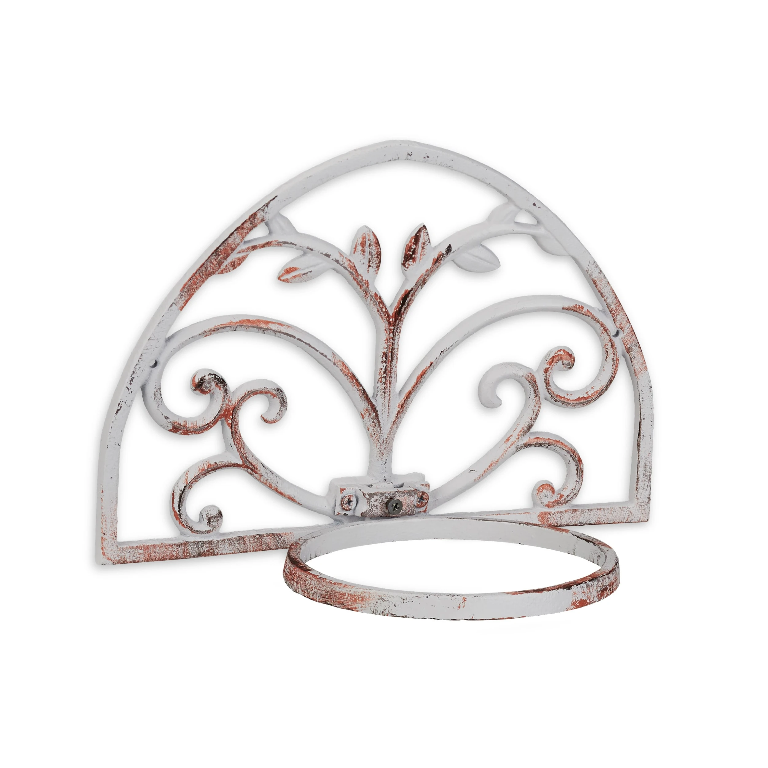 Relaxdays 3 X Blumenhalter In Weiß - Ø 14,5 Cm